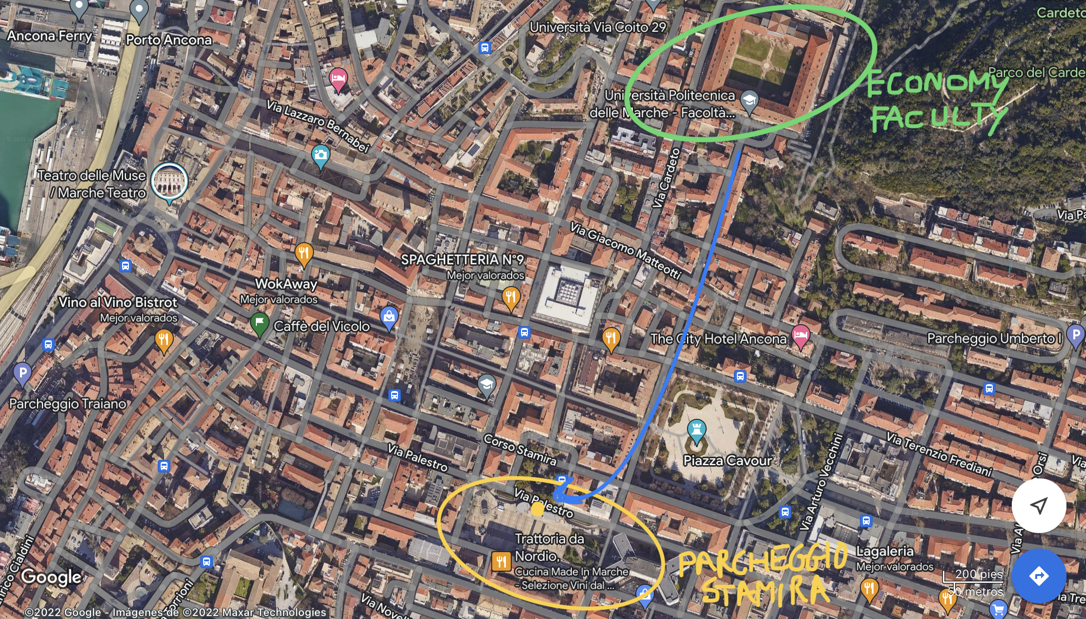 Percorso per le macchinette fototessera Percorso per le macchinette fototessera